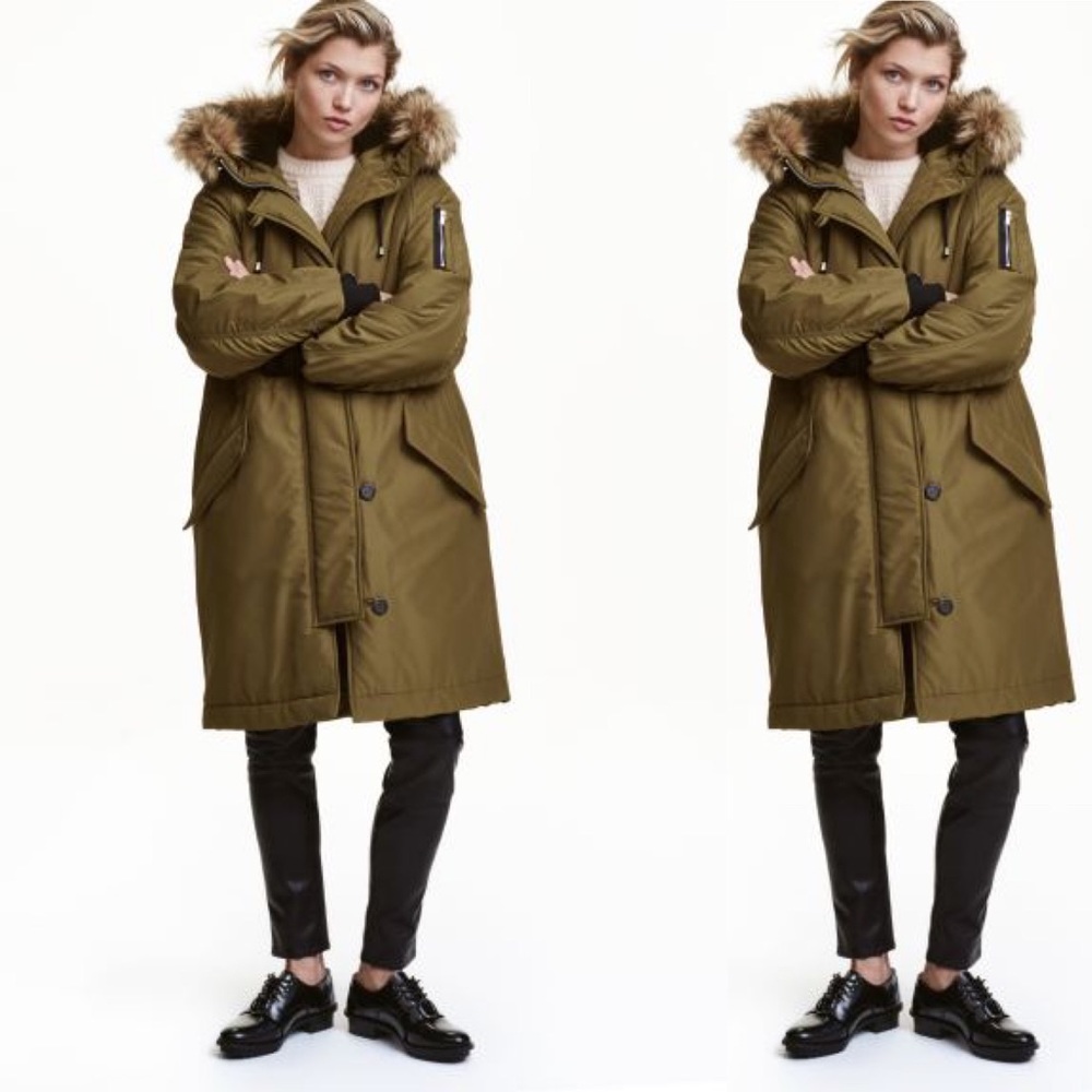 NWT H&M Oversized Padded Parka Puffer